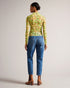LENNIX-Tops-LENNIX is the ultimate in feminine style. Vibrant colours and a floral print come together in this dainty top, which features a high neckline, long sleeves, and stretch fabric. A wardrobe staple that can be worn with tailored trousers or floaty skirts, team it with a leather jacket to toughen up the look.The fabric of this product is made with 96% recycled polyester. Using recycled polyester helps divert plastic waste from ending in landfills. Mesh top Ditsy Floral print High neck Long sleeved S